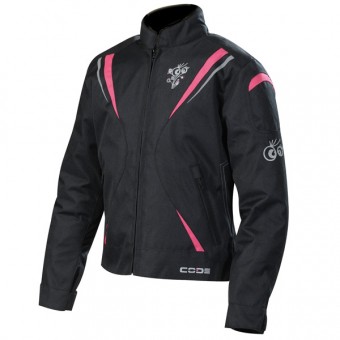 Blouson Moto CODE AS Kid Girl Noir