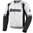Blouson Moto ICON Overlord White