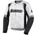 Blouson Moto ICON Overlord White