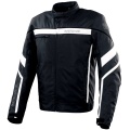 Blouson Moto Bering Sweek Noir Blanc