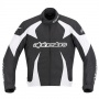 Blouson Moto Alpinestars T-GP Plus Noir Blanc