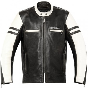 Blouson Moto Alpinestars Eliminator Noir Creme