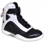 Chaussures Moto V'QUATTRO Aprilia Blanc Noir