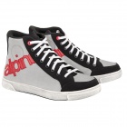 Chaussures Moto Alpinestars Joey Canvas Gris Rouge Chaussures Moto Alpinestars Joey Canvas Gris Rouge