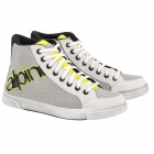 Chaussures Moto Alpinestars Joey Perforated Suede Blanc Gris Chaussures Moto Alpinestars Joey Perforated Suede Blanc Gris