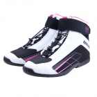 Chaussures Moto Bering Lady Azur Blanc Fushia