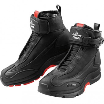 Chaussures Moto ICON Accelerant Waterproof Black