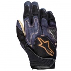 Gants Moto Alpinestars Scheme Kevlar Bleu