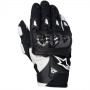 Gants Moto Alpinestars SMX-2 Air Carbon Noir Blanc