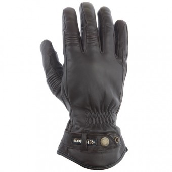 Gants Moto Helstons Boston Cuir Marron