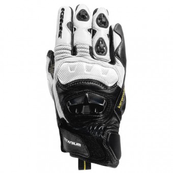 Gants Moto Spidi Rv Coupe Blanc/Noir