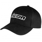 Casquettes Moto ICON Carbon Slant Hat Black