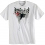 T-Shirts Moto ICON Abrasion Tee White
