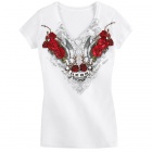 T-Shirts Moto ICON Ascension Woman V-Neck White