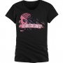 T-Shirts Moto ICON Chrome Slant Tee Woman Black