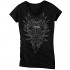 T-Shirts Moto ICON Redeemer Woman V-Neck Black