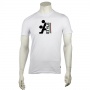 T-Shirts Moto Astyle Crazy Blanc
