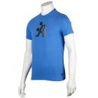 T-Shirts Moto Astyle Crazy Bleu Ciel