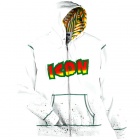 Vestes Moto ICON Speed Cretin Zip Hoody White