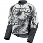 Blouson Moto ICON Hooligan 2 Etched White