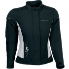 Blouson Moto Bering Lady Laurene Noir Blanc