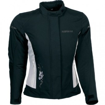 Blouson Moto Bering Lady Laurene Noir Blanc
