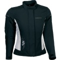 Blouson Moto Bering Lady Laurene Noir Blanc