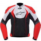 Blouson Moto Alpinestars T-GP R Air Rouge Noir Blanc