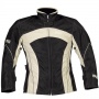 Blouson Moto Doupeux Gaubert Kenza Noir Creme