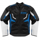 Blouson Moto ICON Compound Blue