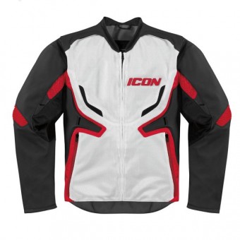 Blouson Moto ICON Compound Mesh Red