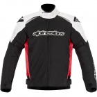 Blouson Moto Alpinestars Gunner Waterproof Noir Rouge Blanc