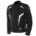 Blouson Moto Bering Keers Noir Blanc