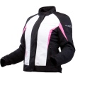 Blouson Moto Bering Lady Laurene Noir Fushia