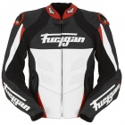 Blouson Moto Furygan Race Noir Blanc Rouge