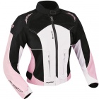 Blouson Moto Ixon Strada Noir Blanc Rose