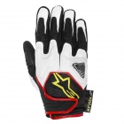 Gants Moto Alpinestars Scheme Noir Blanc Jaune Fluo