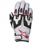 Gants Moto Alpinestars SMX-3 Air Blanc Noir Rouge