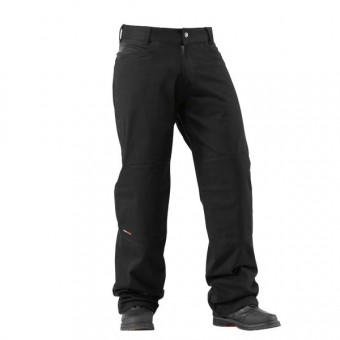 Pantalon Moto ICON Insulated Canvas Black