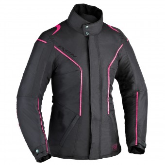 Veste Moto Ixon Comtesse Noir Fuchsia Veste Moto Ixon Comtesse Noir Fuchsia