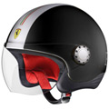 Casque Jet Ferrari Rosso Racing Noir Casque Jet Ferrari Rosso Racing Noir