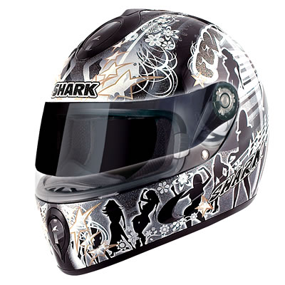 Casque moto Integral S800S Fever KSA noir