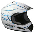 Ventilo Sniper Blanc Mat - Bleu