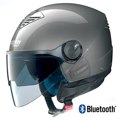 Casque Jet Nolan N32 Classic N-com Titanium Grey 8