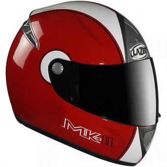 Casque Integral Lazer Fiber D1 MK II Rouge Blanc