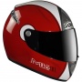 Casque Integral Lazer Fiber D1 MK II Rouge Blanc