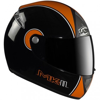 Casque Integral Lazer Fiber D1 MK II Noir Orange