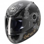 Casque Integral Scorpion EXO 450 Air Scarhead Noir Or Mat