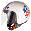 Casque Jet Project Flash First White AV 35