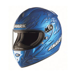 Casque moto Integral RSR supra BLM bleu